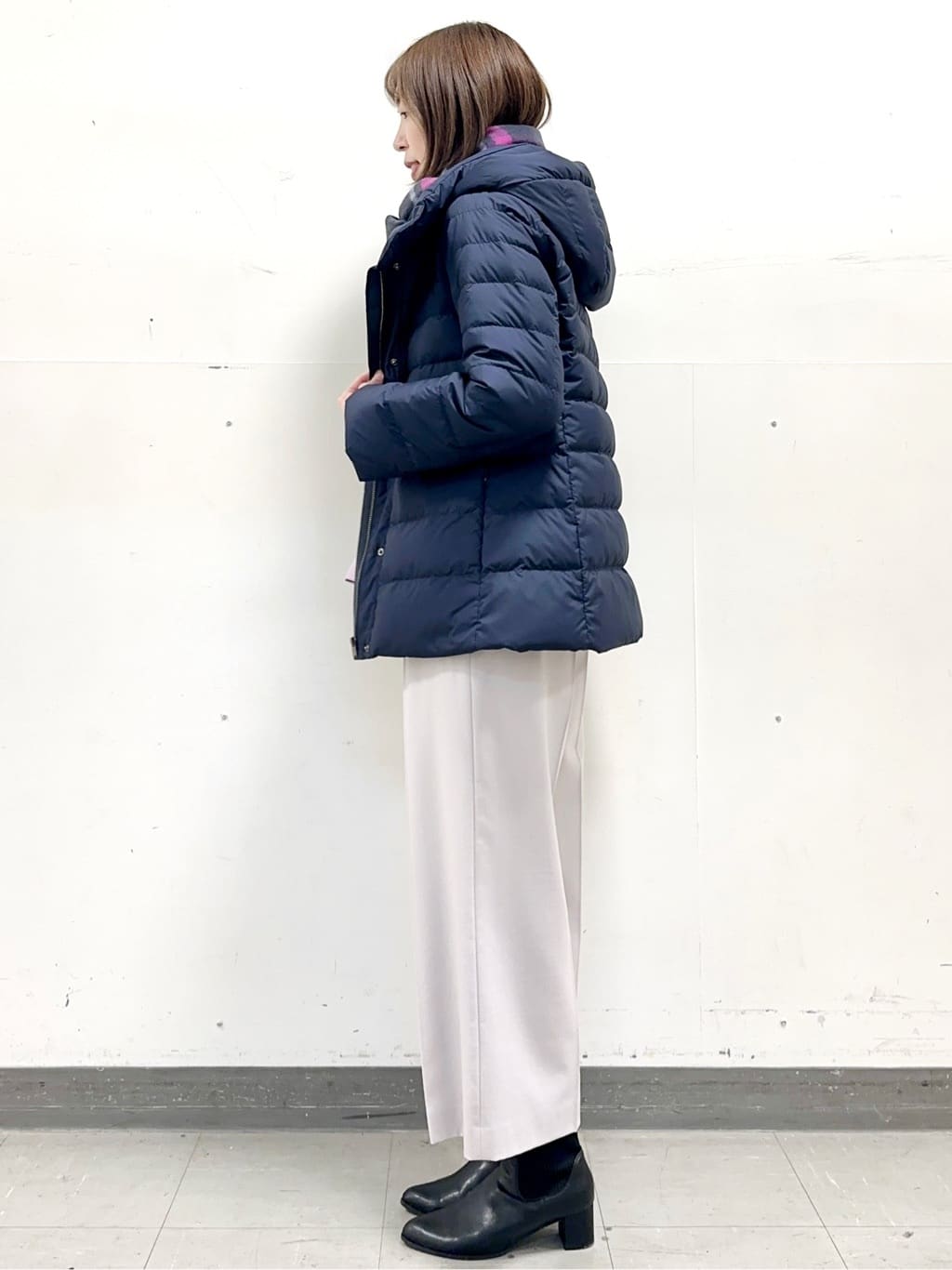イト子さんの「Reflect｜【SS-4Lサイズ】フーデッドミドルダウンコート」を使ったコーディネート