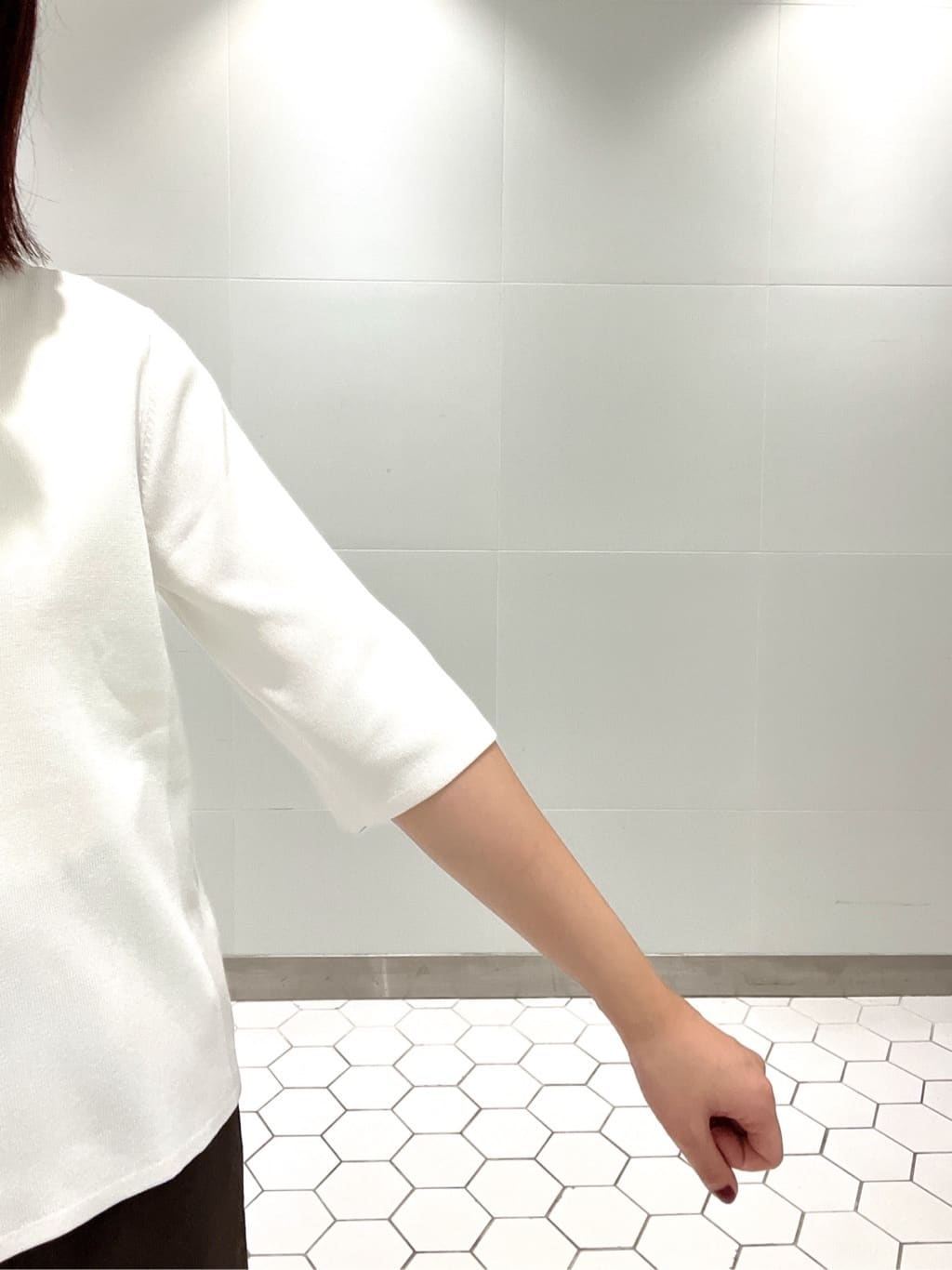 Makinoさんの「Dessin｜【UVカット/洗える】2WAY五分袖カーディガン」を使ったコーディネート