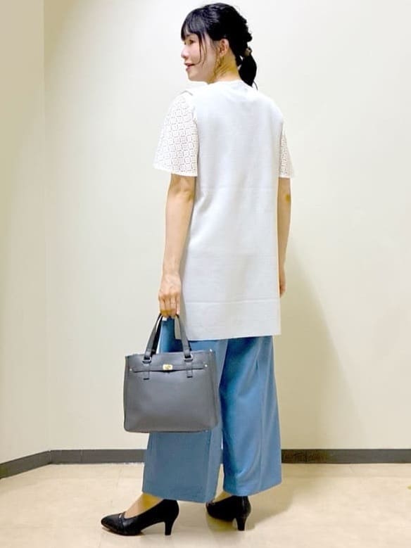  beni_gingerさんの「Reflect｜幾何レーススリーブプルオーバージャージ」を使ったコーディネート