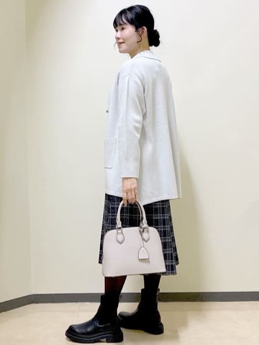  beni_gingerさんの「Reflect｜【ライトアウター／気軽な羽織に◎】オフボディカーディガン」を使ったコーディネート