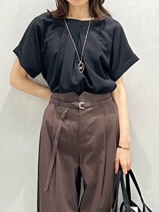 Miwaさんの「UNTITLED｜ライトダブルリングネックレス」を使ったコーディネート