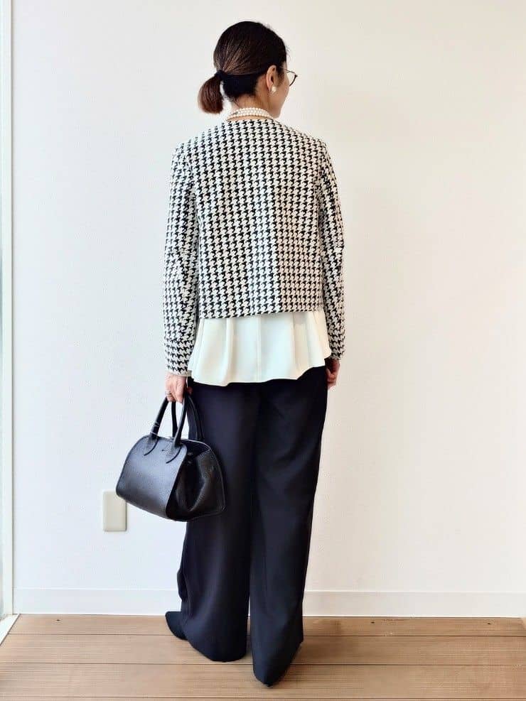 MUTSUKOさんの「UNTITLED｜【セットアップ可能】クラシックチドリ ジャケット」を使ったコーディネート