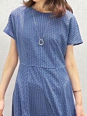 Miwaさんの「UNTITLED｜フープトップネックレス」を使ったコーディネート