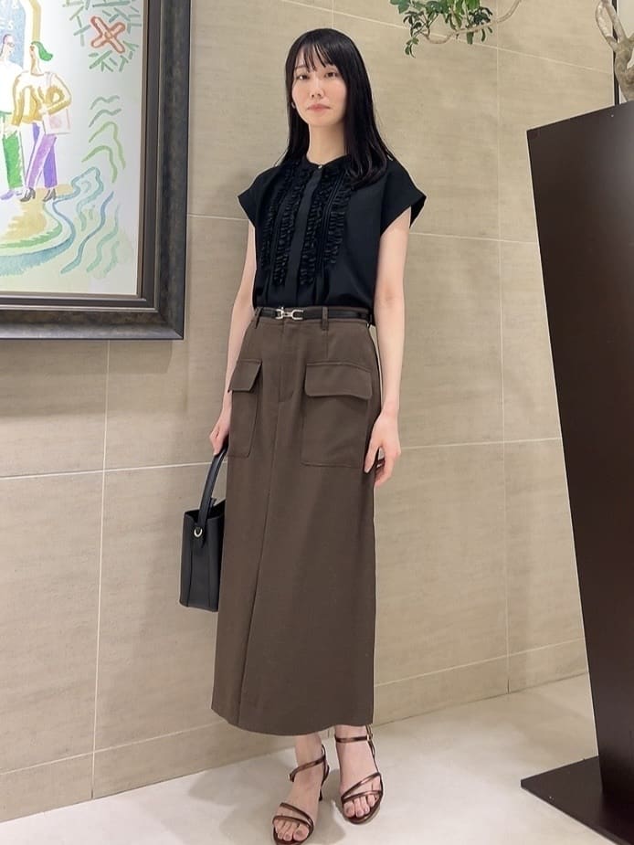 sechiさんの「UNTITLED｜【追加5/本革/日本製】フリーフックベルト」を使ったコーディネート