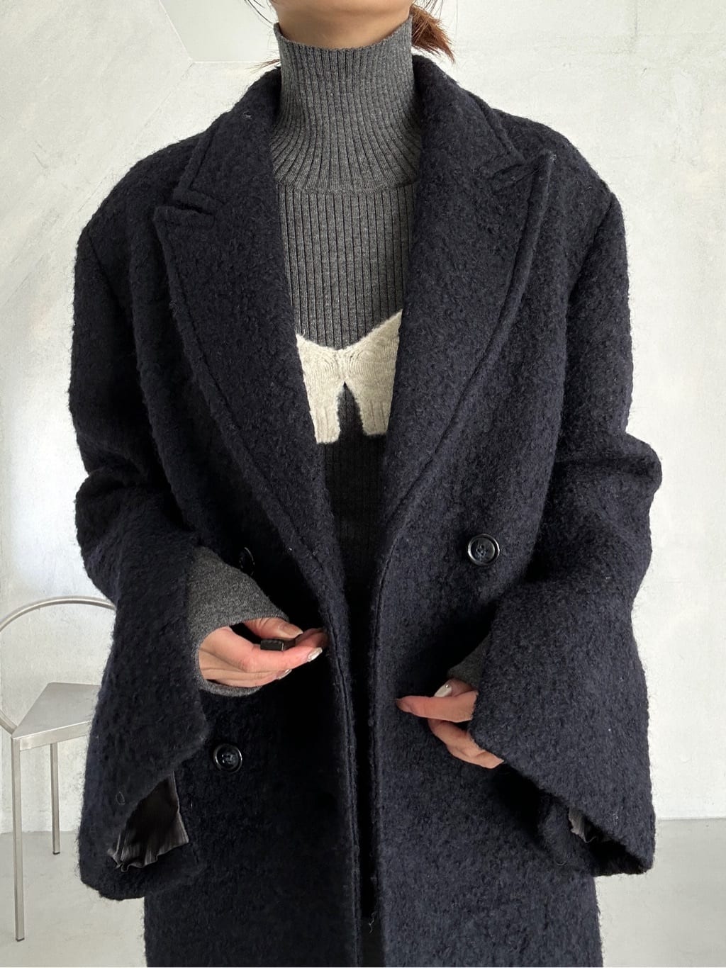 harunaさんの「CODE A｜M long coat」を使ったコーディネート