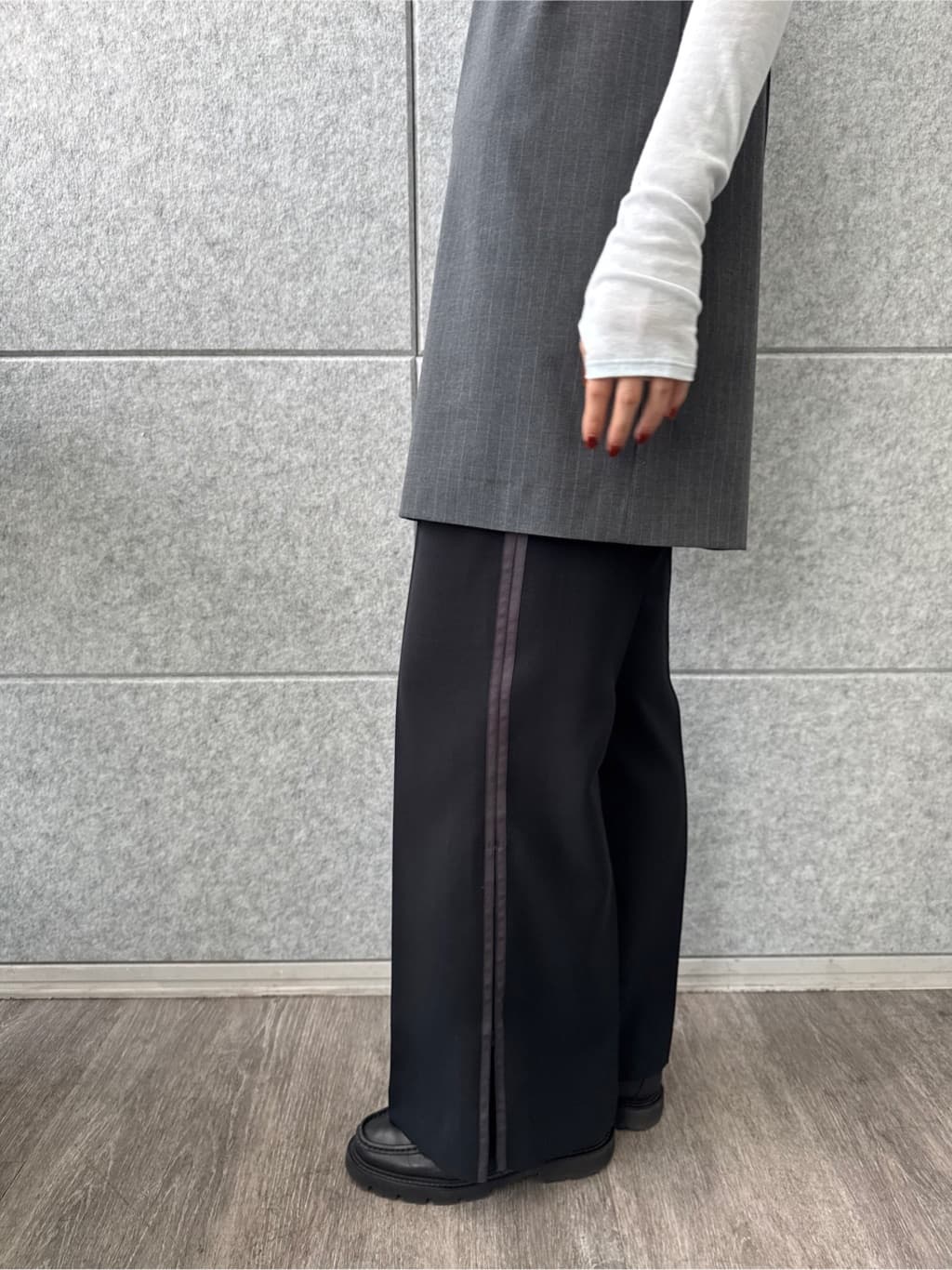 uchi__yamaさんの「CODE A｜tailored mood mini dress」を使ったコーディネート