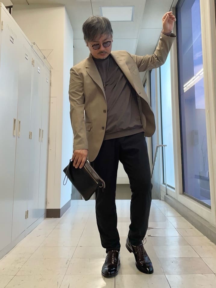 MAKOTO AIさんの「TAKEO KIKUCHI｜【COOL CITY WEAR】アーバンクール ジャケット /接触冷感・吸水速乾」を使ったコーディネート