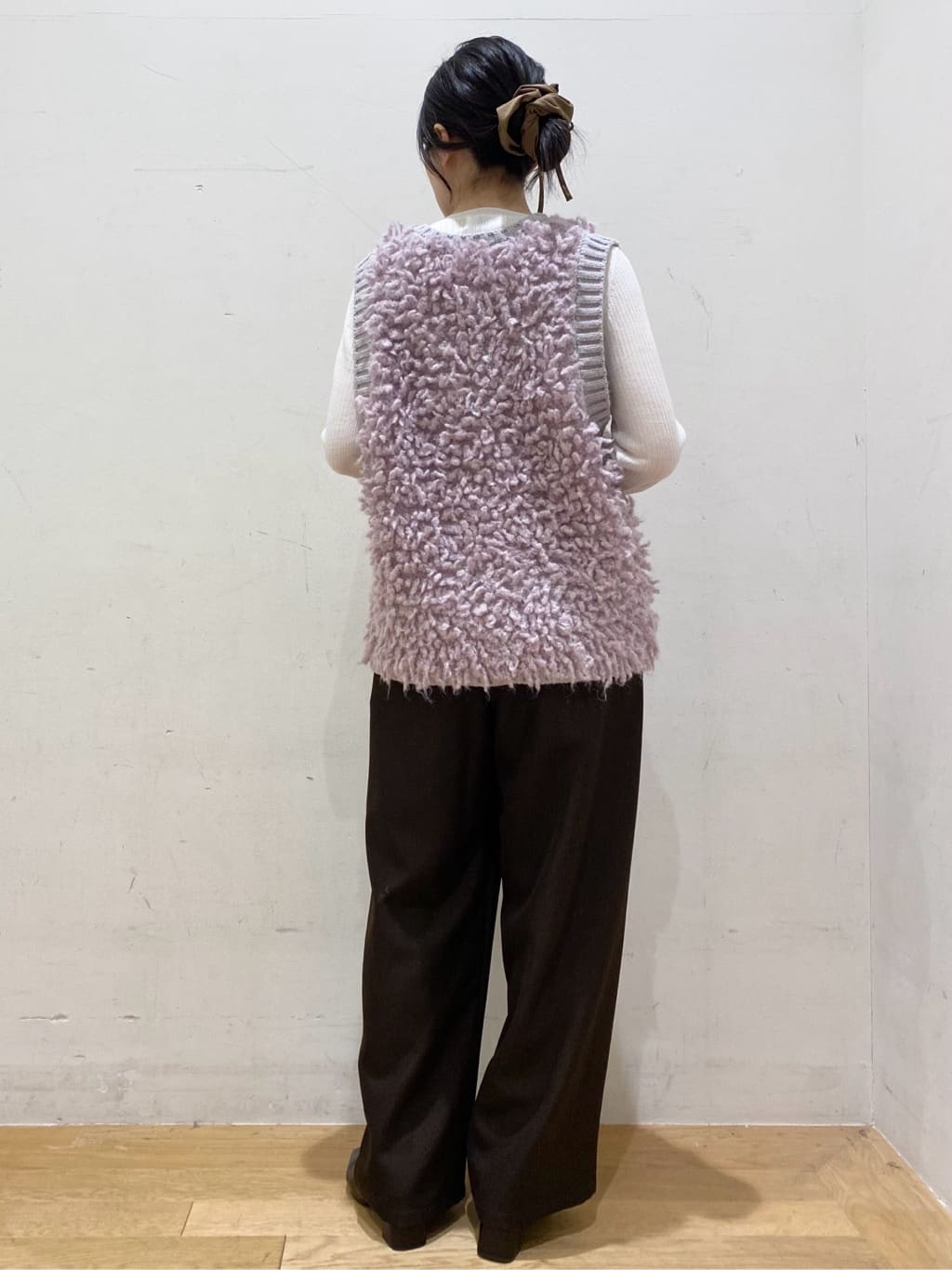 みなみさんの「OPAQUE.CLIP｜シアーリブニット【洗濯機OK】」を使ったコーディネート