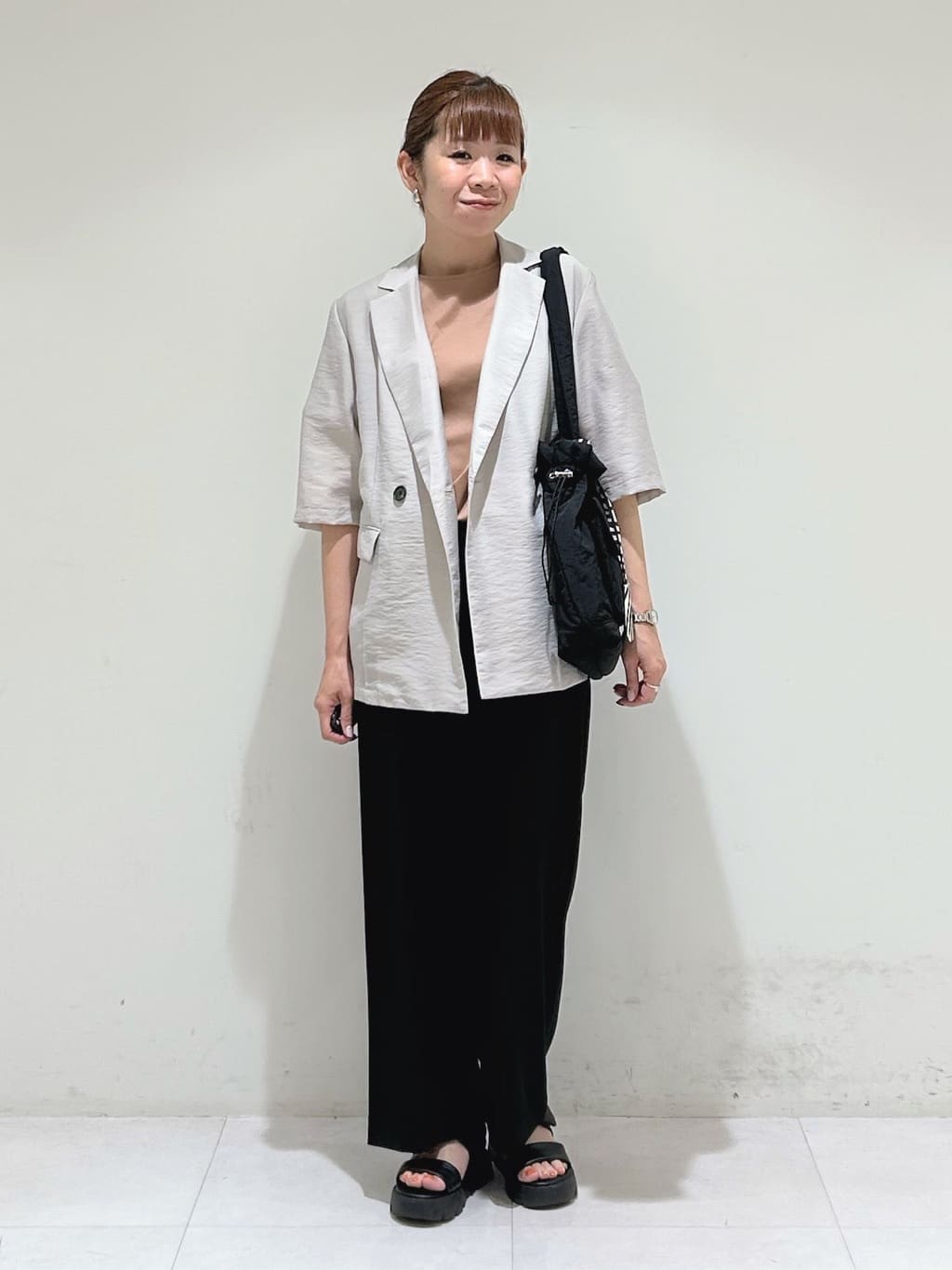 tsuyuさんの「INDIVI｜ライトダブルジャケット」を使ったコーディネート