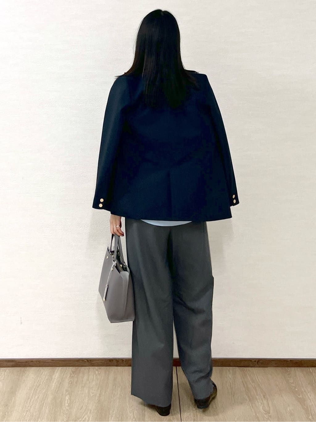 sachikoさんの「OPAQUE.CLIP｜ポケット刺繍レギュラーカラーシャツ【洗濯機OK】」を使ったコーディネート