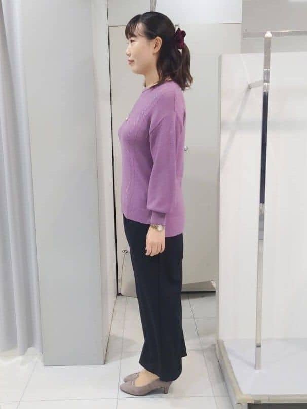 AZUSAさんの「Reflect｜【パンツ合わせにぴったり◎】ゆったりオフボディニット」を使ったコーディネート