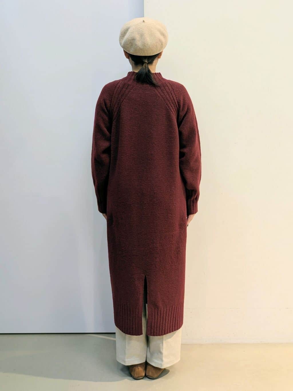 kotoさんの「THE SHOP TK｜ウール混杢調ハイネックワンピース」を使ったコーディネート