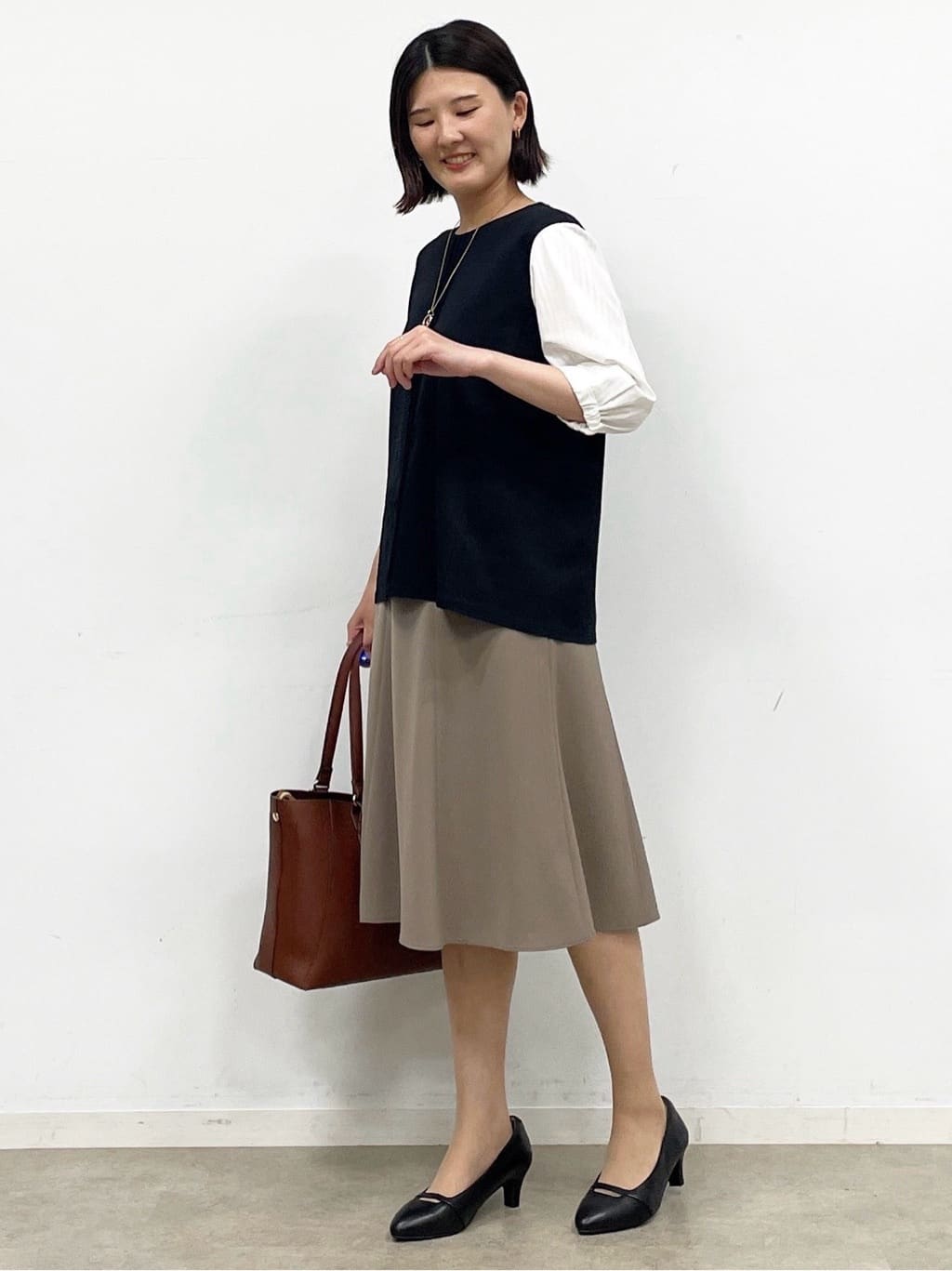 あやたかさんの「Reflect｜【美シルエット】ソフトマーメイドスカート」を使ったコーディネート
