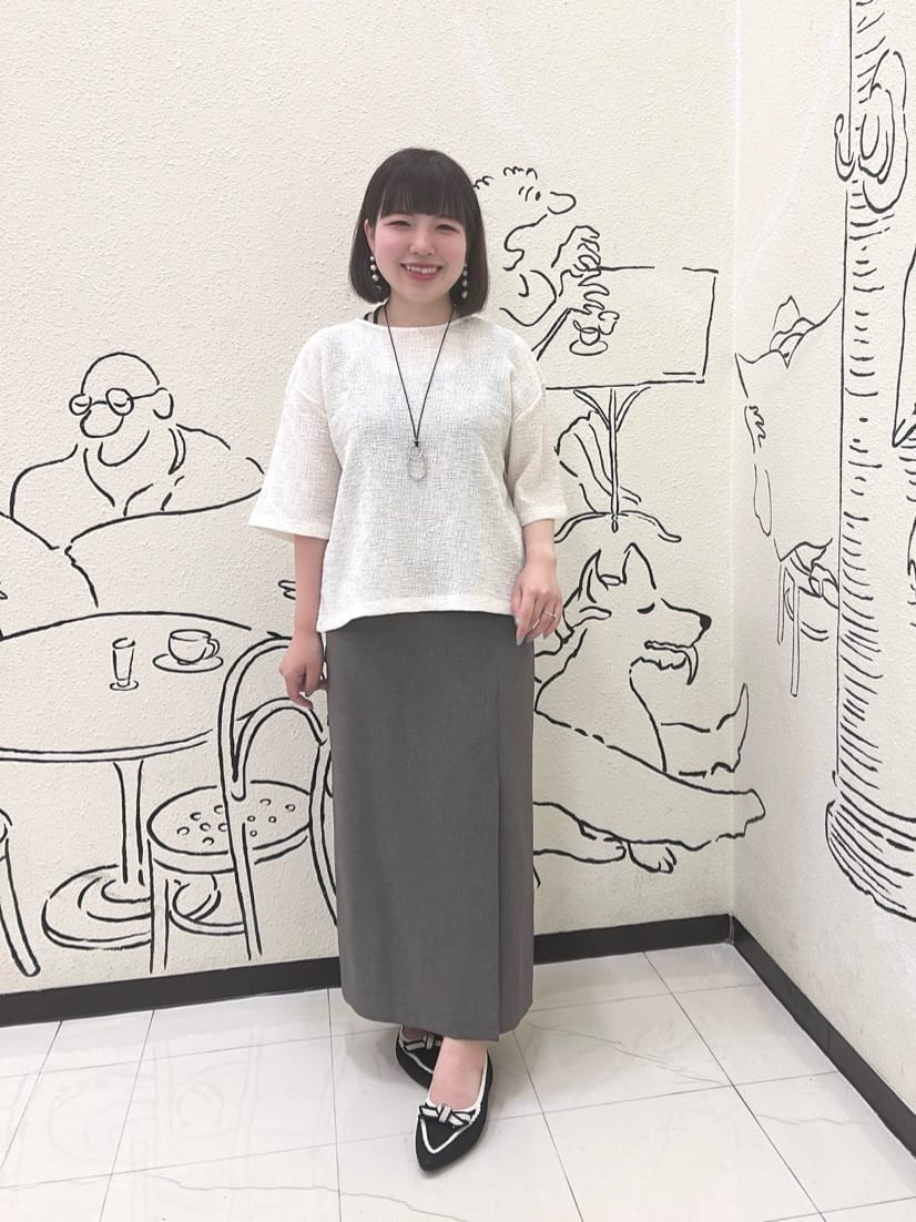 Mitsukiさんの「UNTITLED｜【五分袖/ジャージトップス】スラブカールマイヤープルオーバー」を使ったコーディネート