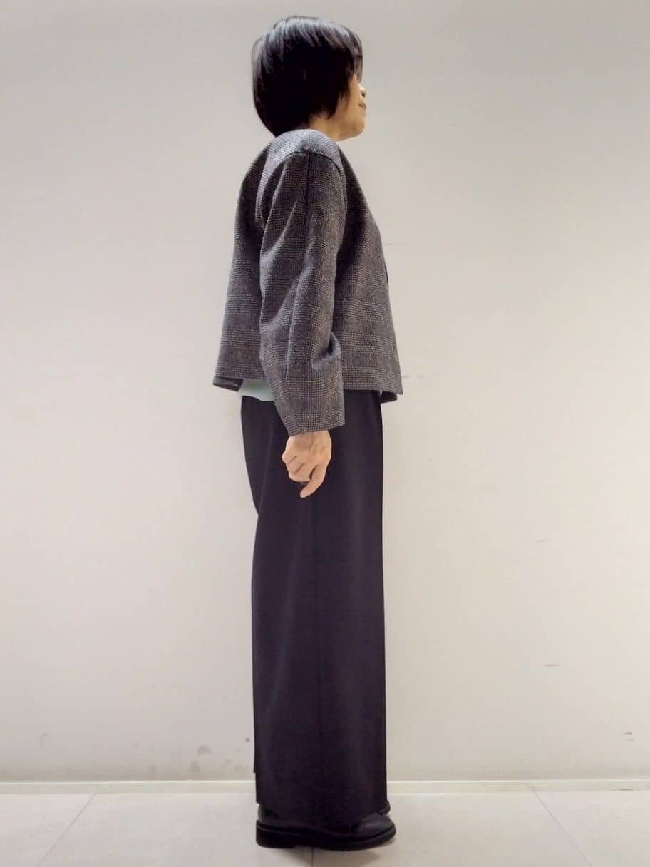 tokuさんの「Reflect｜【着映え◎／アームホールゆったり】グレンチェックジャコット」を使ったコーディネート