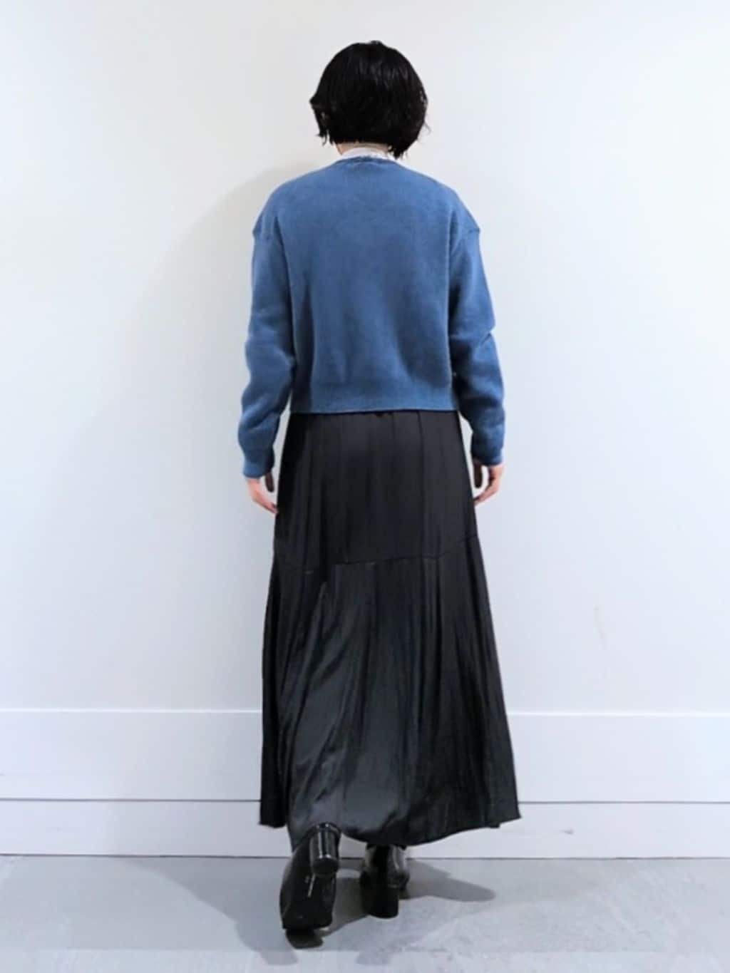 ミズタさんの「UNTITLED｜【ゆったりサイズ／着丈短め】ジップニットカーディガン」を使ったコーディネート