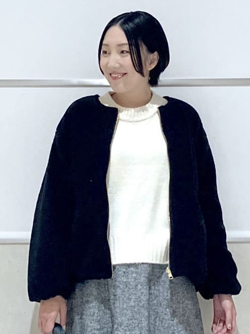 eriko さんの「Dessin｜【2WAY】リバーシブルタフタボアアウター」を使ったコーディネート