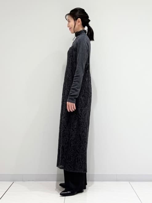 kayoさんの「INDIVI｜【レイヤード◎】レースキャミドレス」を使ったコーディネート