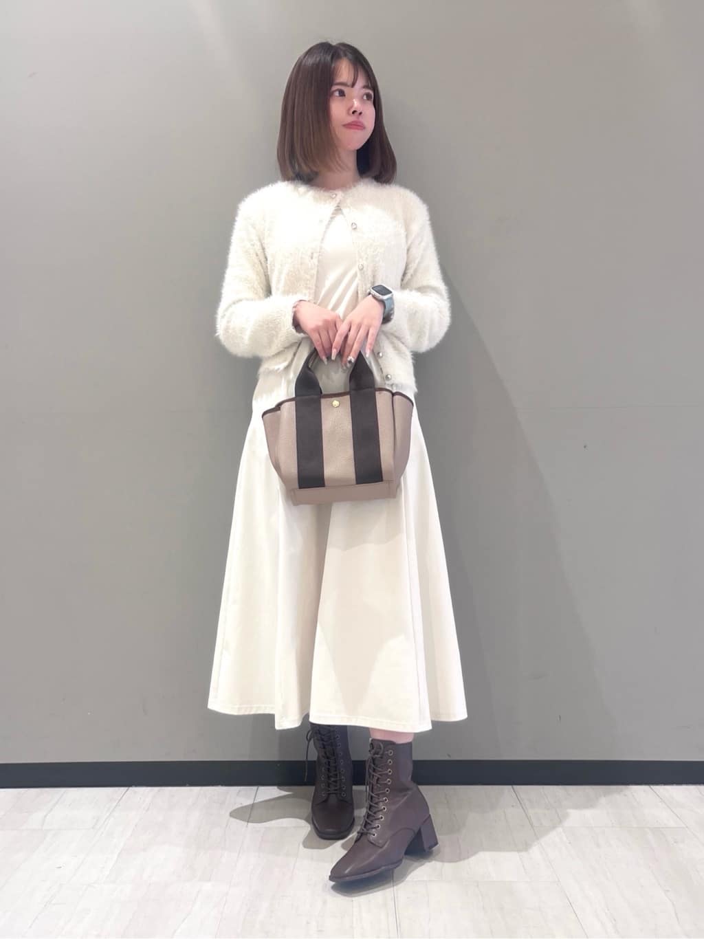 RISAさんの「ESPERANZA｜ショルダー付き2WAYテープトートバッグ」を使ったコーディネート
