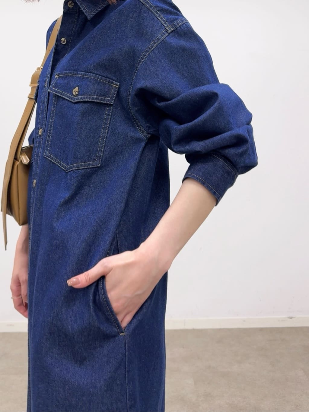 𝐜𝐡𝐢𝐤𝐚さんの「SHOO･LA･RUE｜【洗濯機可/S-LL】フィット感が心地よい ハイパーストレッチスキニー裏起毛」を使ったコーディネート