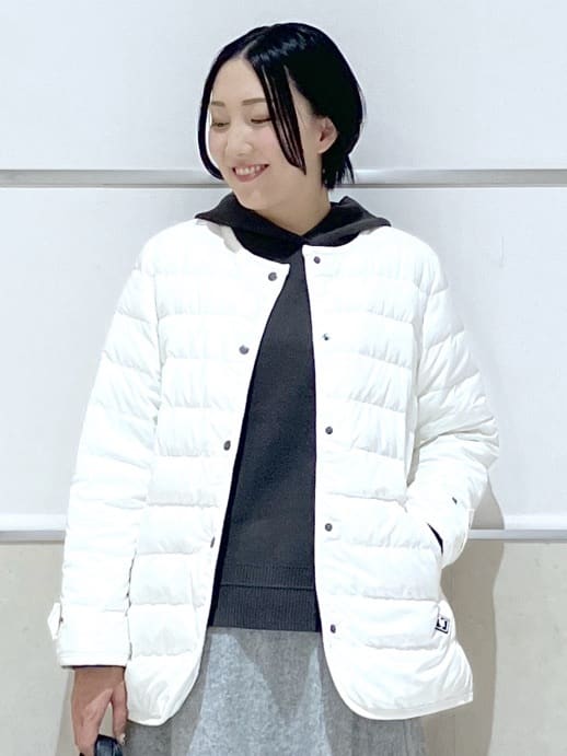 eriko さんの「Dessin｜【撥水・2WAY】ミュラーダウンコートミドル丈」を使ったコーディネート