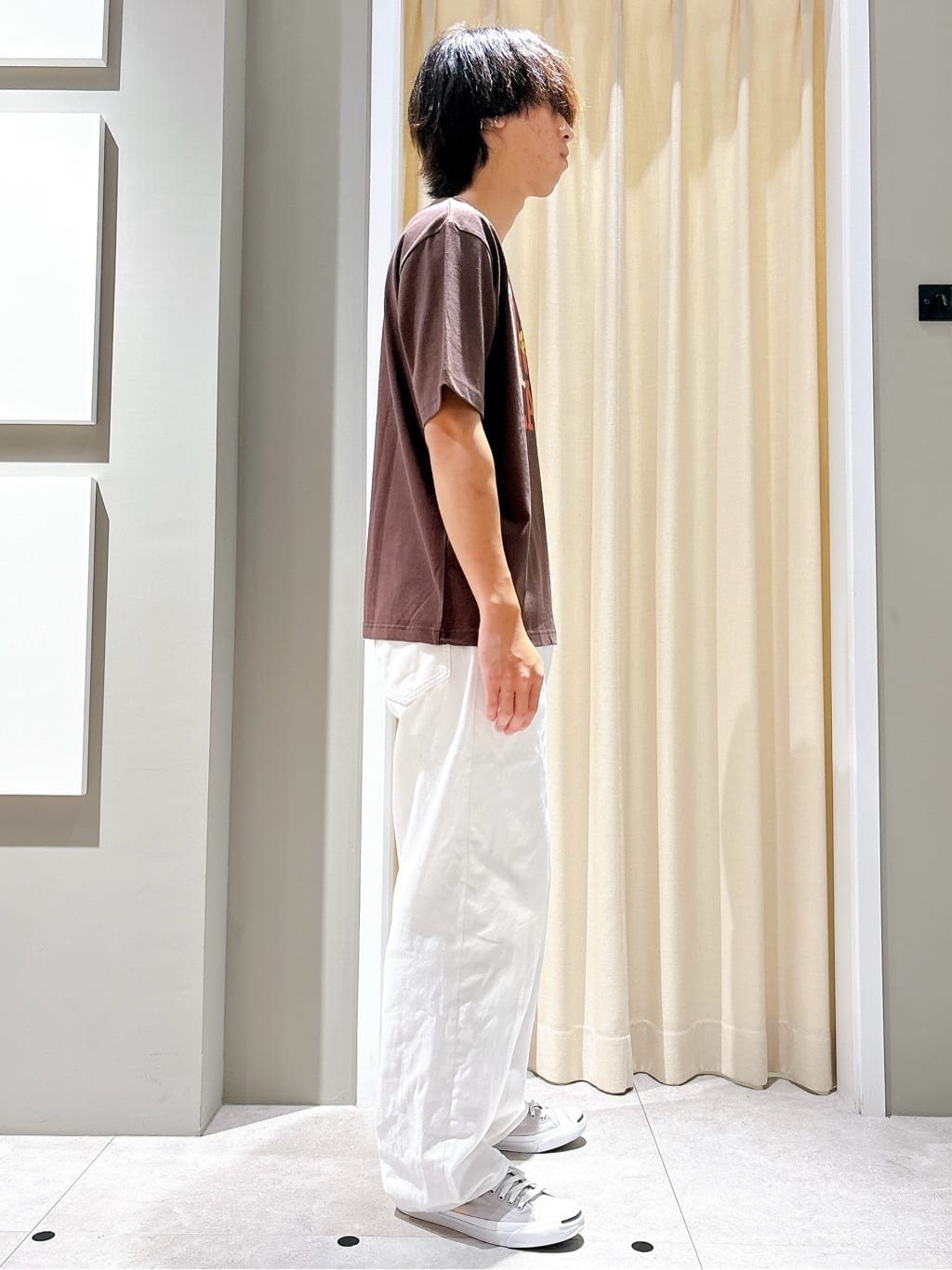 ryogoさんの「Dessin｜ロゴ刺繍Tシャツ」を使ったコーディネート