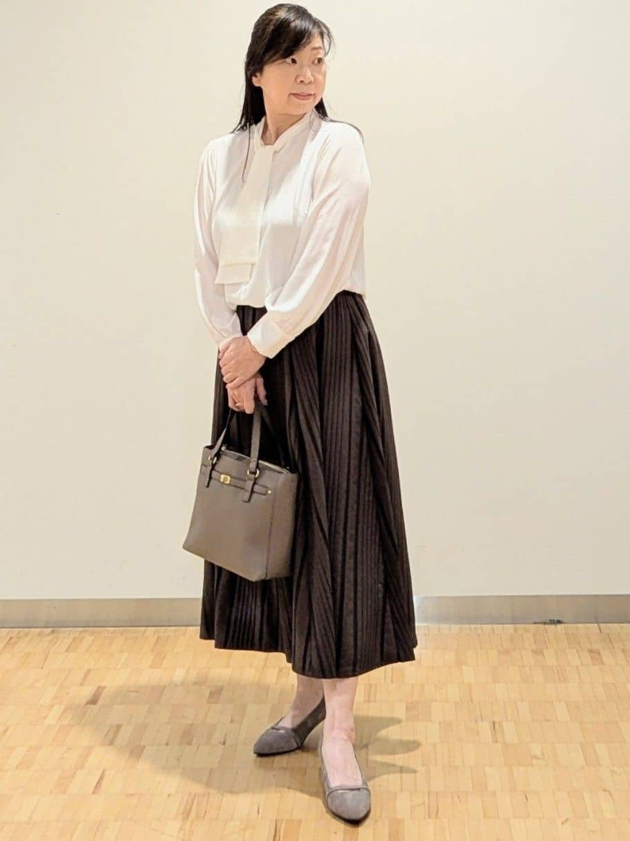 なおさんの「Reflect｜【ライトアウター／ゆったりシルエット／気軽な羽織に◎】ドライタッチカーディガン」を使ったコーディネート