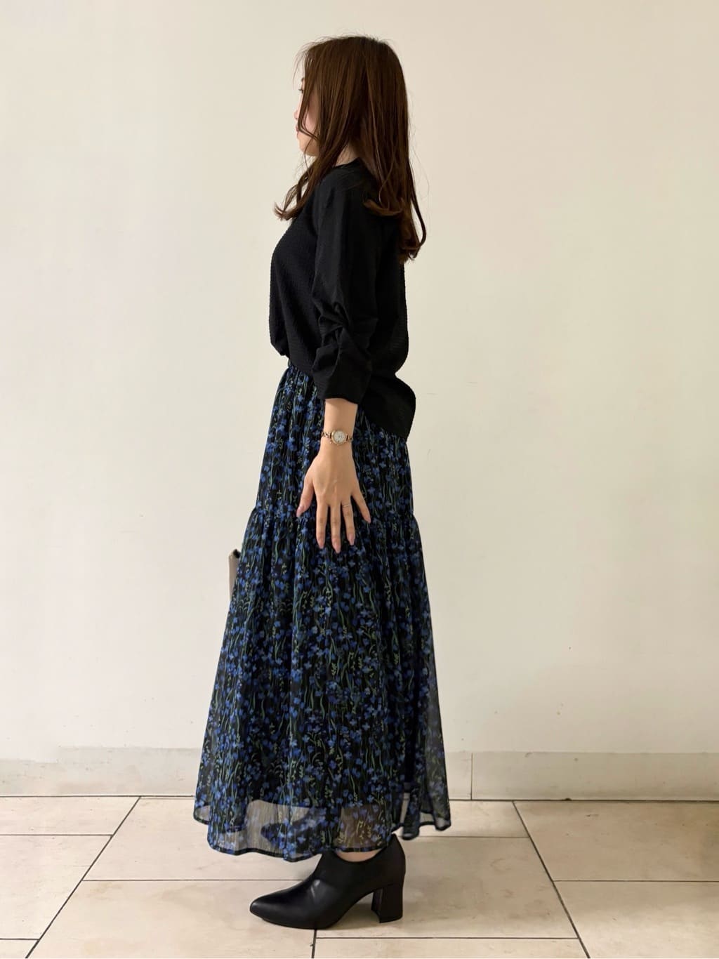 kahoさんの「INDIVI｜【UVケア／吸汗速乾】スリーブデザインブラウス」を使ったコーディネート