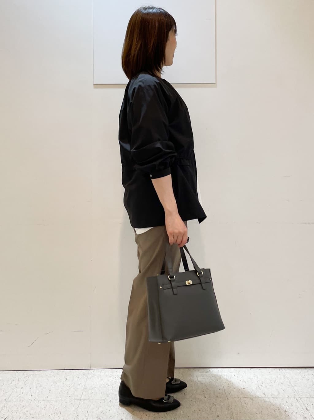 めいさんの「Reflect｜【マシンウォッシュ可】リネンライクフレアパンツ」を使ったコーディネート