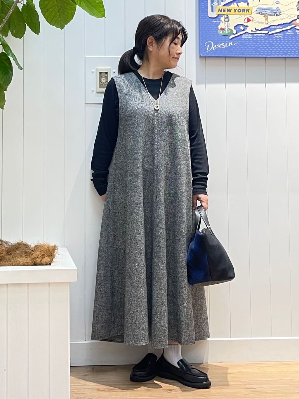 msatoさんの「Dessin｜【撥水・2WAY】ミュラーダウンコートミドル丈」を使ったコーディネート