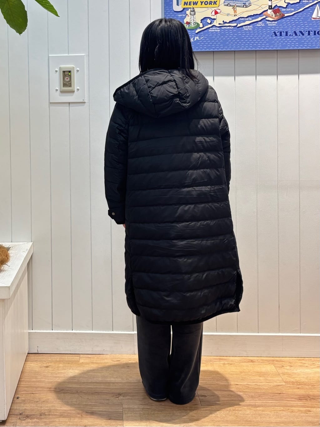 OKADAさんの「Dessin｜【撥水・2WAY】ミュラーダウンコートロング丈」を使ったコーディネート