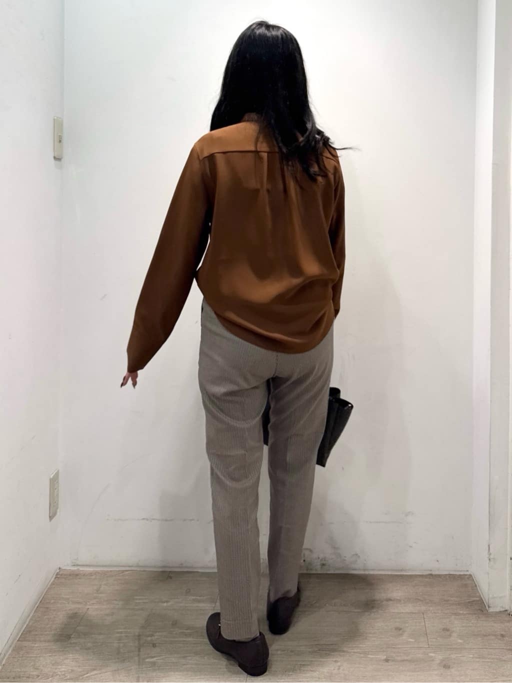 yuicciさんの「OPAQUE.CLIP｜《SS-LLサイズ》ハイストレッチイージースティックパンツ【洗濯機洗い可】」を使ったコーディネート