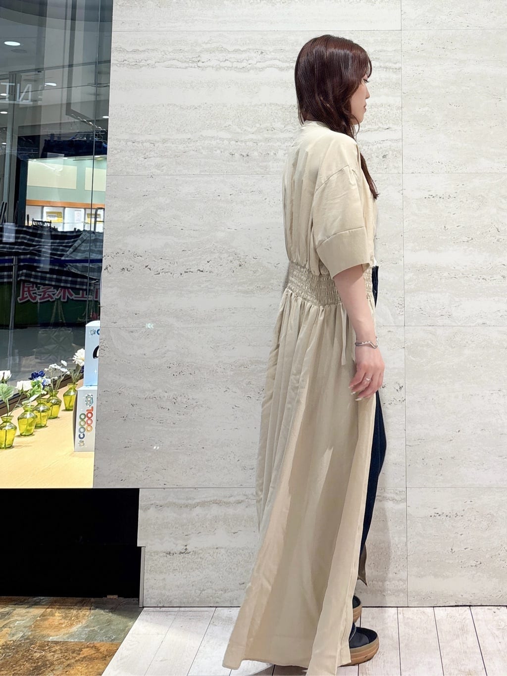 かほさんの「OPAQUE.CLIP｜ストレッチバギーデニム【洗濯機洗い可】《SS～LL》」を使ったコーディネート