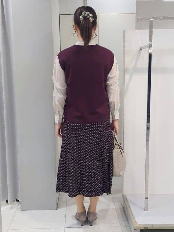AZUSAさんの「Reflect｜【さらっと一枚で決まる／重ね着にもおすすめ◎】タックスリーブシャツブラウス」を使ったコーディネート