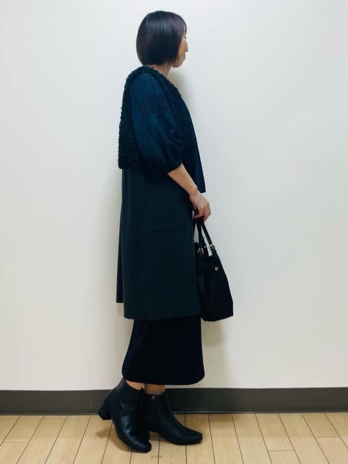 Riiさんの「Reflect｜【しっかり収納／小旅行に◎／インナーバッグ入り／ショルダー付き】3WAYデザインバッグ」を使ったコーディネート