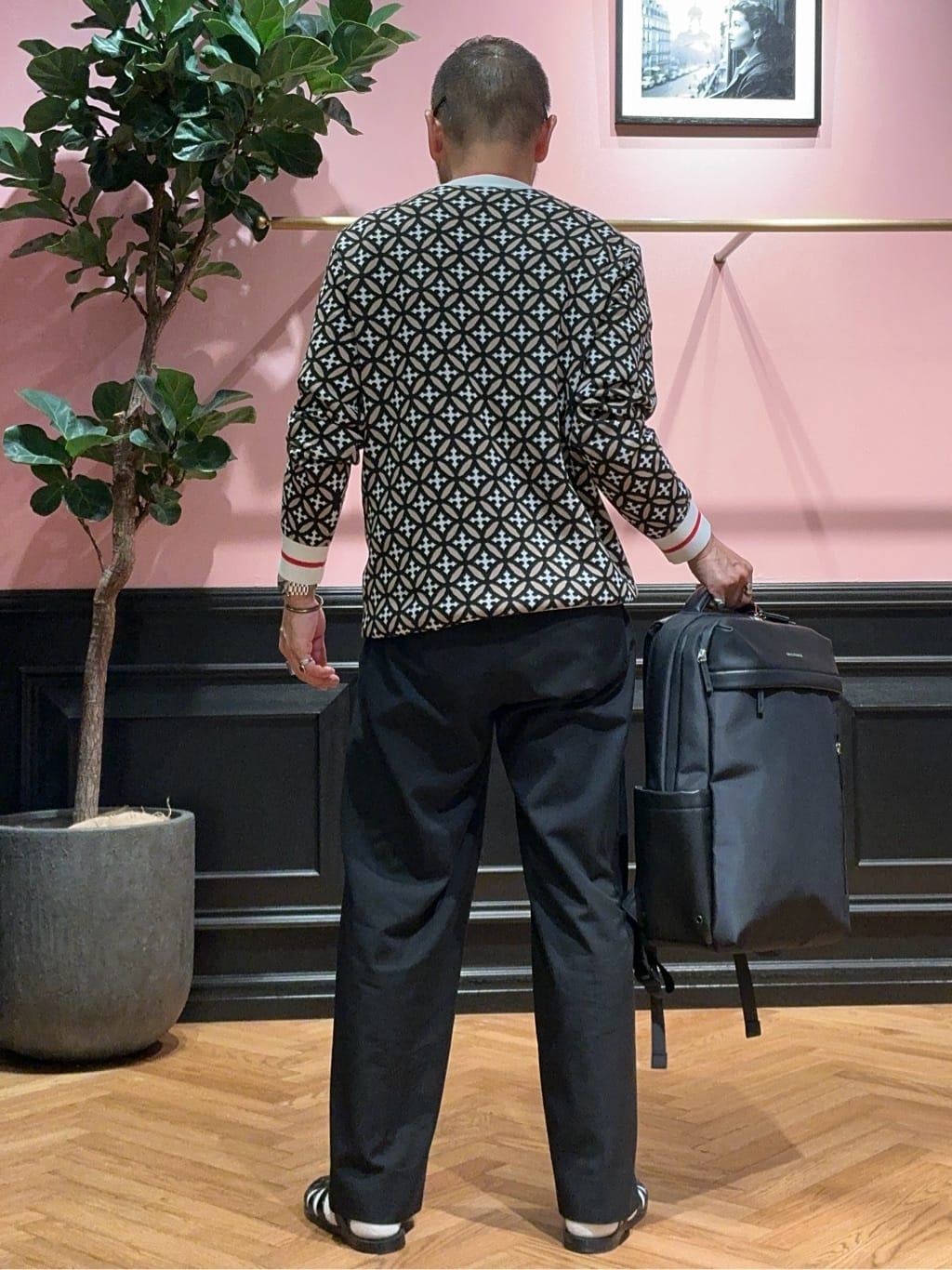 torigoeさんの「DRESSTERIOR｜◆オーバーラップサークルジャカードニット」を使ったコーディネート