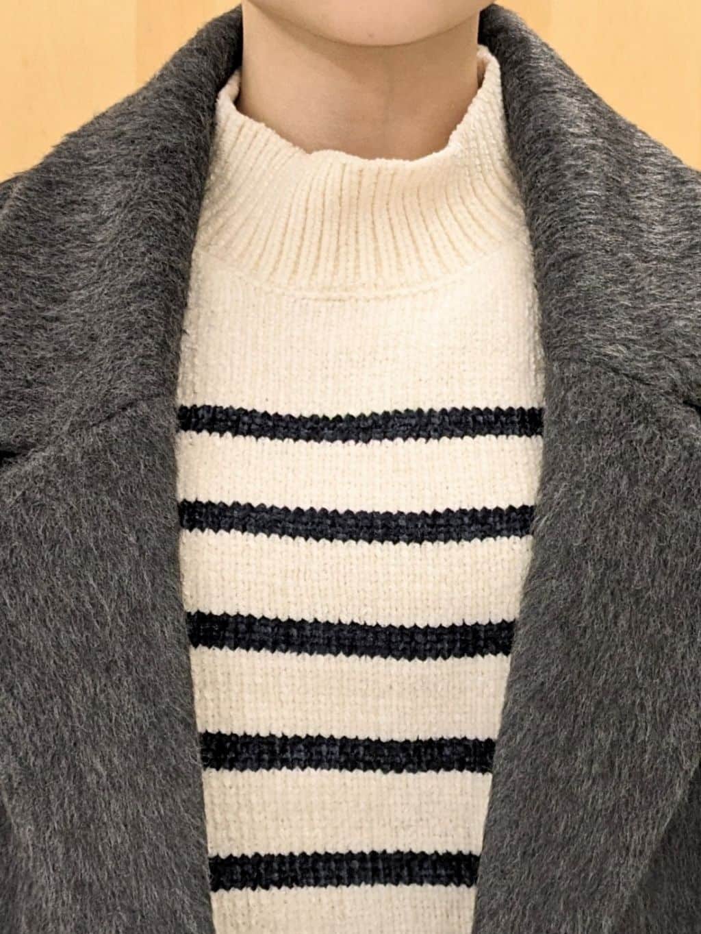 Ayakaさんの「Dessin｜【洗える】ハイネックベロアモールニット」を使ったコーディネート
