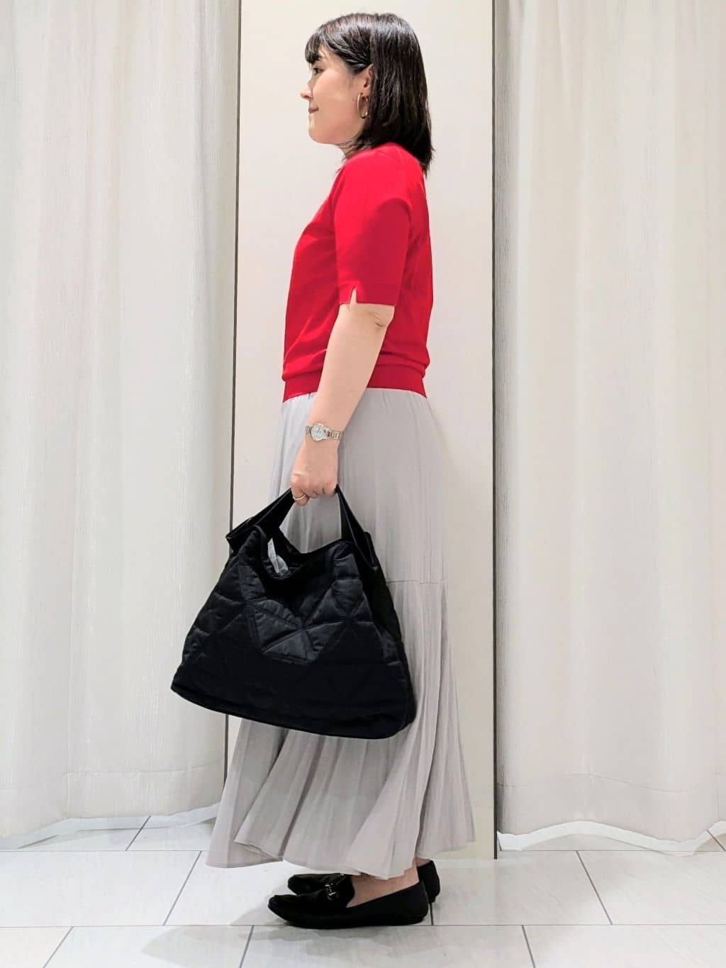 Onumaさんの「UNTITLED｜【アンサンブル可/薄手】ベーシッククルーネックカーディガン」を使ったコーディネート