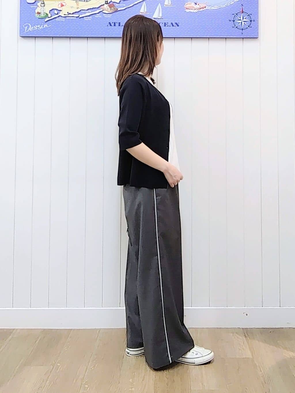 itoさんの「Dessin｜【UVカット/洗える】2WAY五分袖カーディガン」を使ったコーディネート