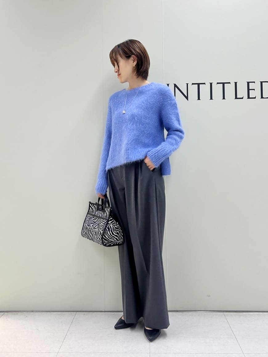 Mikiさんの「UNTITLED｜【ゆったり】アルパカ混シャギーニット」を使ったコーディネート
