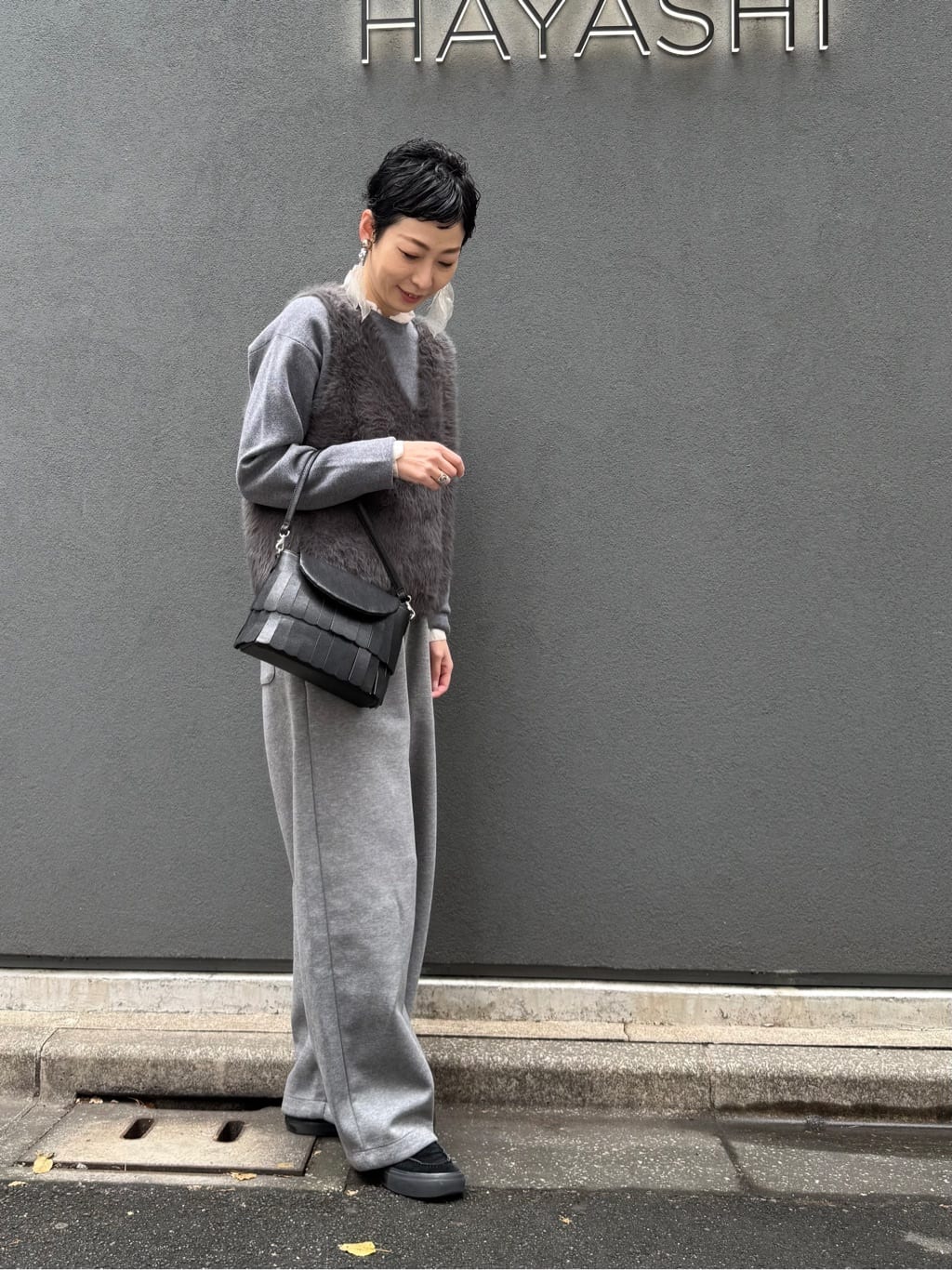 Kさんの「HIROKO HAYASHI｜FRANGIA（フランジャ）ショルダーバッグ」を使ったコーディネート