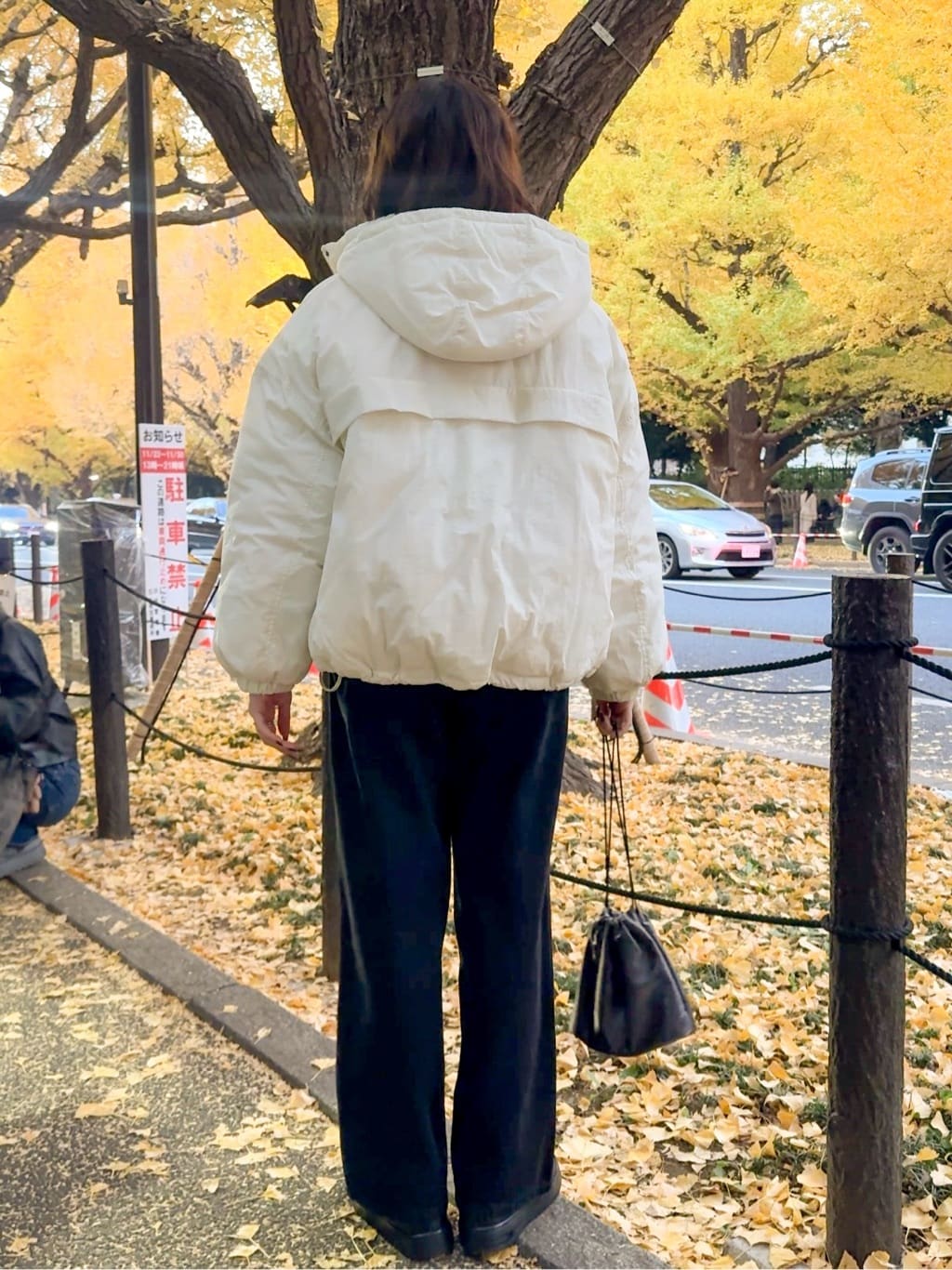 𝐜𝐡𝐢𝐤𝐚さんの「SHOO･LA･RUE｜【撥水/あったか】たっぷり着られる 中綿モンスターショートコート」を使ったコーディネート