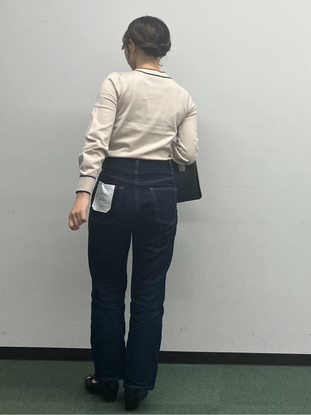 MAYUKIさんの「index｜サイドリボンバイカラーニット【洗濯機OK】」を使ったコーディネート
