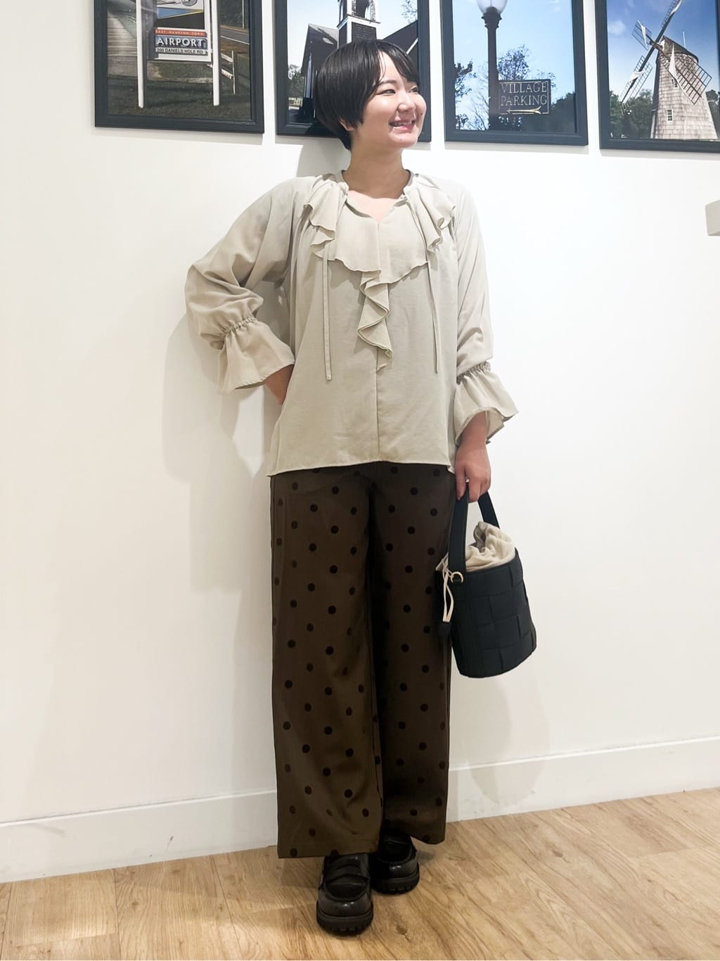 Asukaさんの「Dessin｜【2WAY】メッシュバケツBAG」を使ったコーディネート