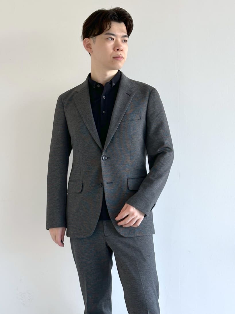 イッシーさんの「TAKEO KIKUCHI｜【None Of Stress】アクティブジャージ 千鳥 ジャケット」を使ったコーディネート
