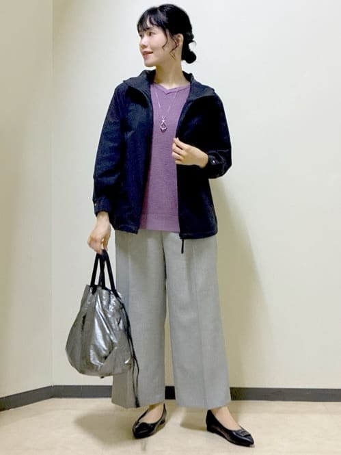  beni_gingerさんの「Reflect｜【パンツ合わせにぴったり◎】ゆったりオフボディニット」を使ったコーディネート