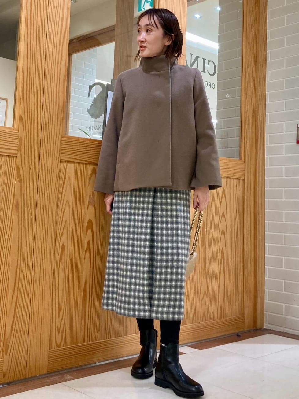 ゆうさんの「UNTITLED｜【洗える】スポンディッシュ ケーブル柄ニット」を使ったコーディネート
