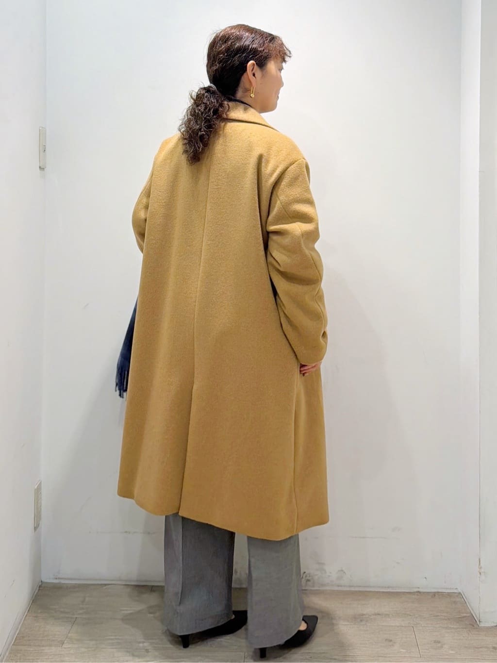 sumicaさんの「OPAQUE.CLIP｜カシミヤブレンドウールチェスターコート」を使ったコーディネート