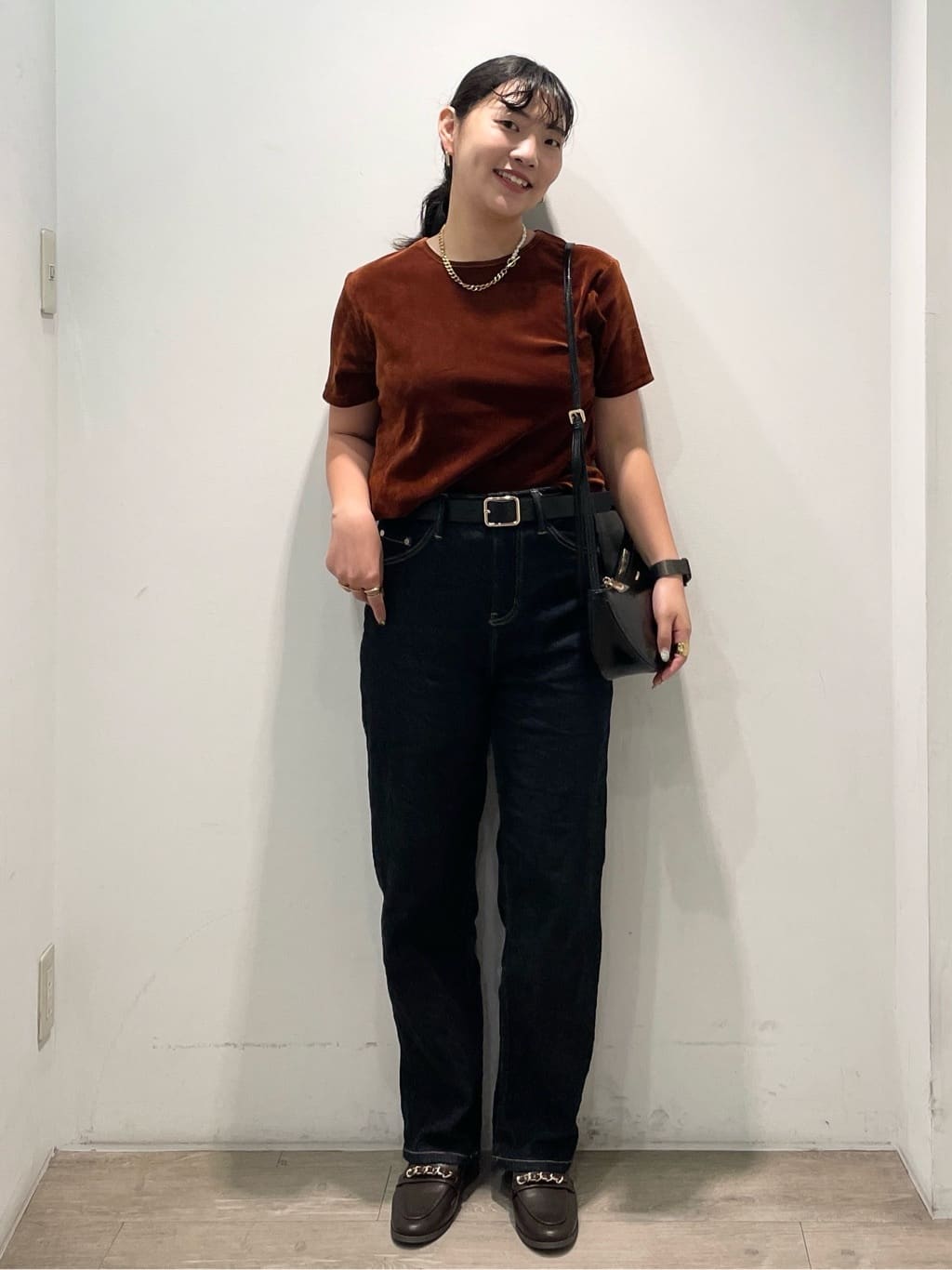 sumicaさんの「OPAQUE.CLIP｜フロッキーチュールTシャツ【洗濯機洗い可】」を使ったコーディネート
