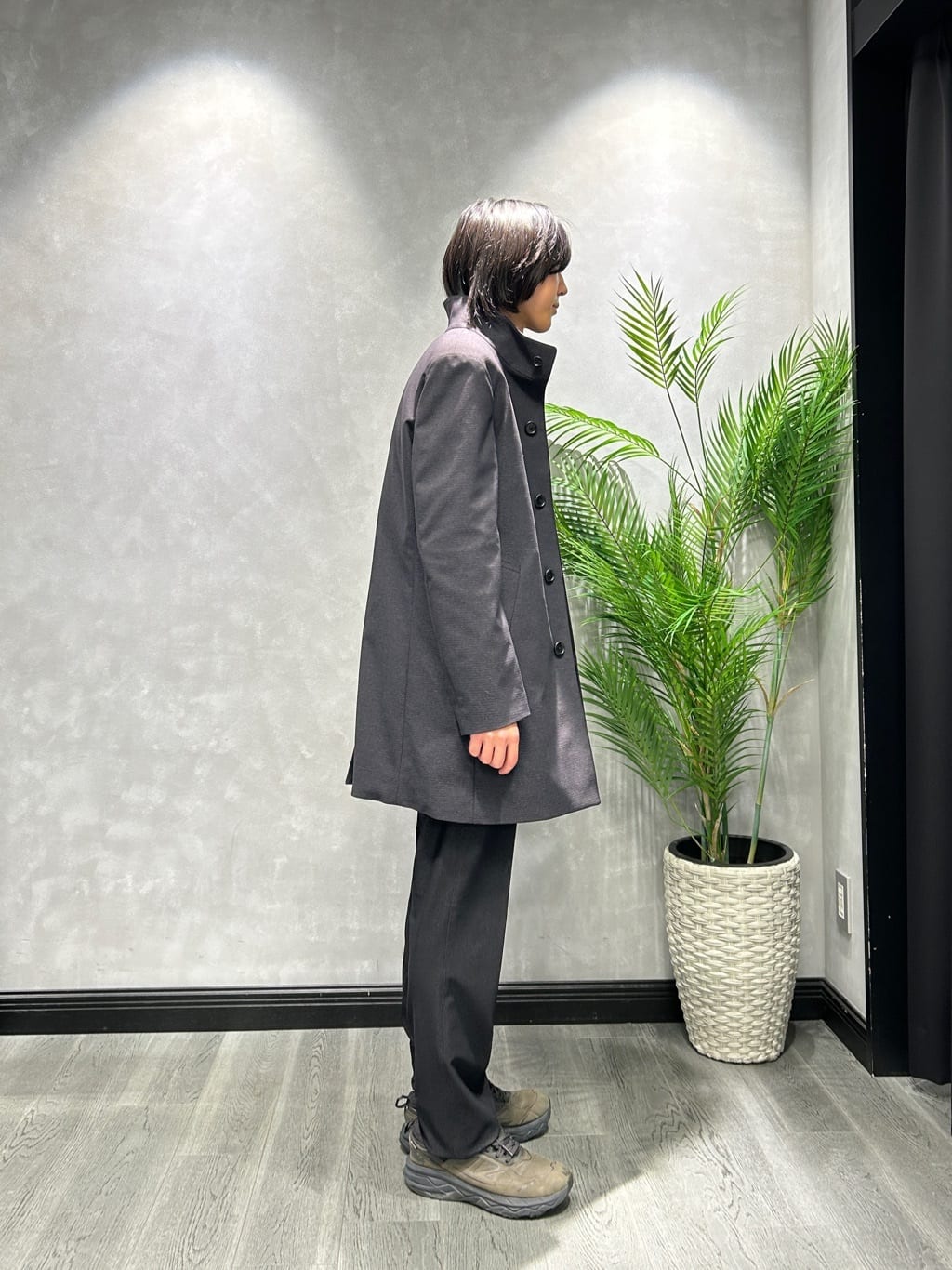 ruiさんの「TAKEO KIKUCHI｜【ダウンライナー付き】ドビースタンドカラーコート」を使ったコーディネート
